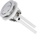 38mm round white ABS plastic dual-button toilet flush control accessory