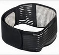 Self-heating magnetic waist protection belt in elastic cloth for lumbar muscle strain support
