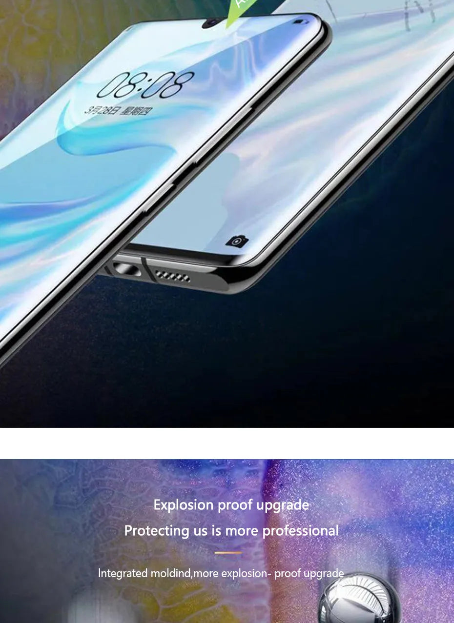 Three-pack hydrogel screen protector for Huawei P30 Pro, P20, P10, Mate 20, and Honor 10 Lite models