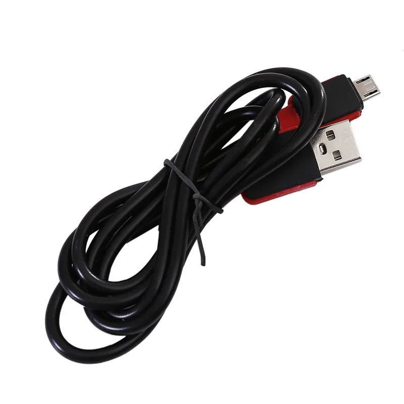 Red portable work light with magnet hook and USB charging port for camping and car maintenance