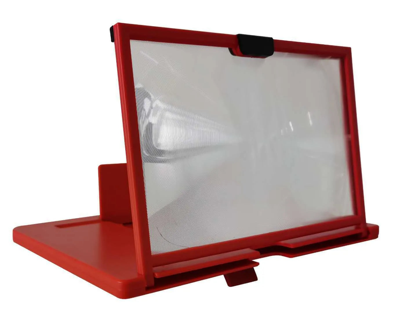 Mobile phone screen magnifier 3D HD desktop holder anti-blue light 10 inch black