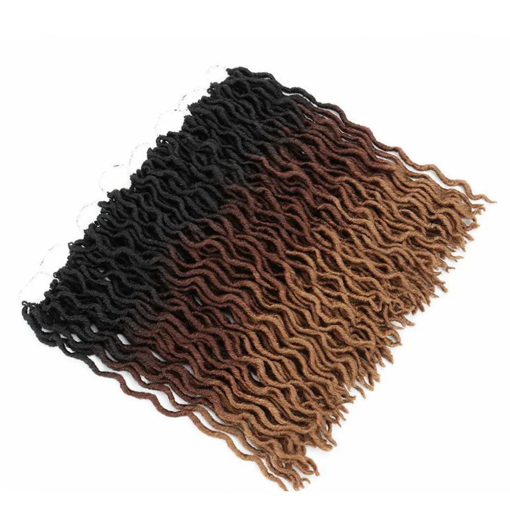 Ombre curly crochet hair extensions synthetic braiding hair high temperature wire medium long length star fashion