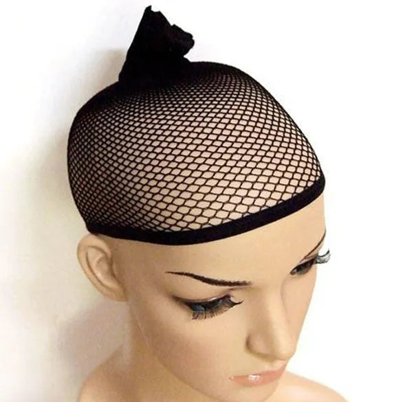 Small curly explosive African wig in black sending net with Qi bangs, 25cm length