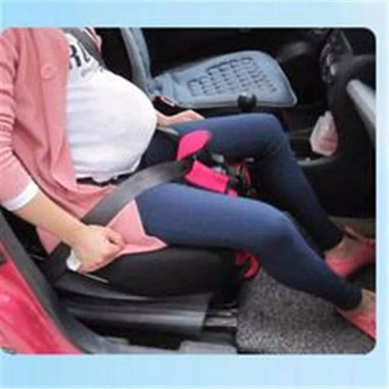 Canvas pregnant woman driving car mat protective belt in new style red showing belly support design