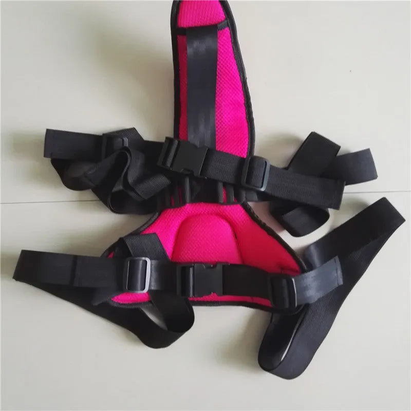 Canvas pregnant woman driving car mat protective belt in new style red showing belly support design