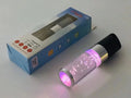 Cartoon creative Bluetooth speaker with colourful crystal lights in pink, black, silver grey, or green