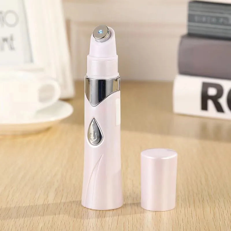 YHK-814 rechargeable blue light acne removal beauty apparatus in blue, 140mm x 30mm x 30mm, with 415nm LED