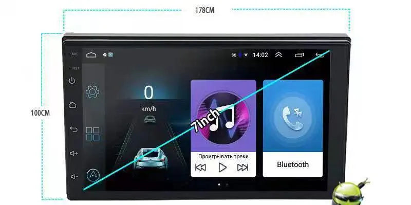 New large LCD rotating screen car navigator with 9/10.1 inch TFT display for GM vehicles in black