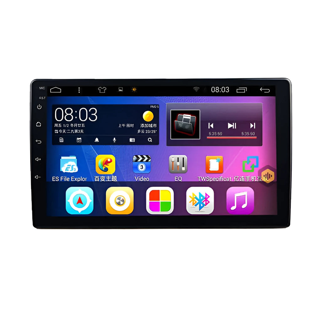 New large LCD rotating screen car navigator with 9/10.1 inch TFT display for GM vehicles in black