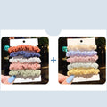 Children's hair accessories set with small intestine rings and large intestine ropes in various colours
