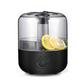 White or black mechanical humidifier with 3-litre tank, dimensions 183mm wide by 233mm tall.