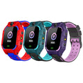 Z6 Q19 children's smart phone watch in green, purple, or red colour with 1.44-inch touch screen.