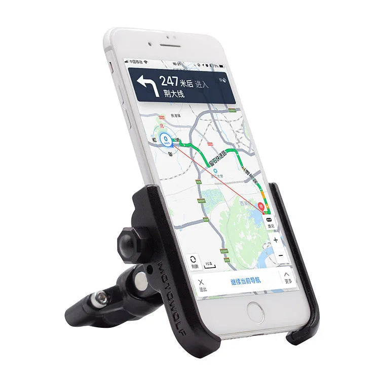 CS-622 mobile phone holder for bicycle, motorcycle and electric vehicle in black colour
