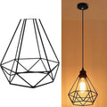 Black Nordic retro iron chandelier with retractable hanging mechanism