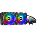 Kirin 240 CPU water cooling radiator with colourful ARGB lighting on 240mm copper-aluminum radiator