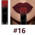 Matte lip gloss lipstick in 8ml tube with 21 colour options, long-lasting waterproof finish
