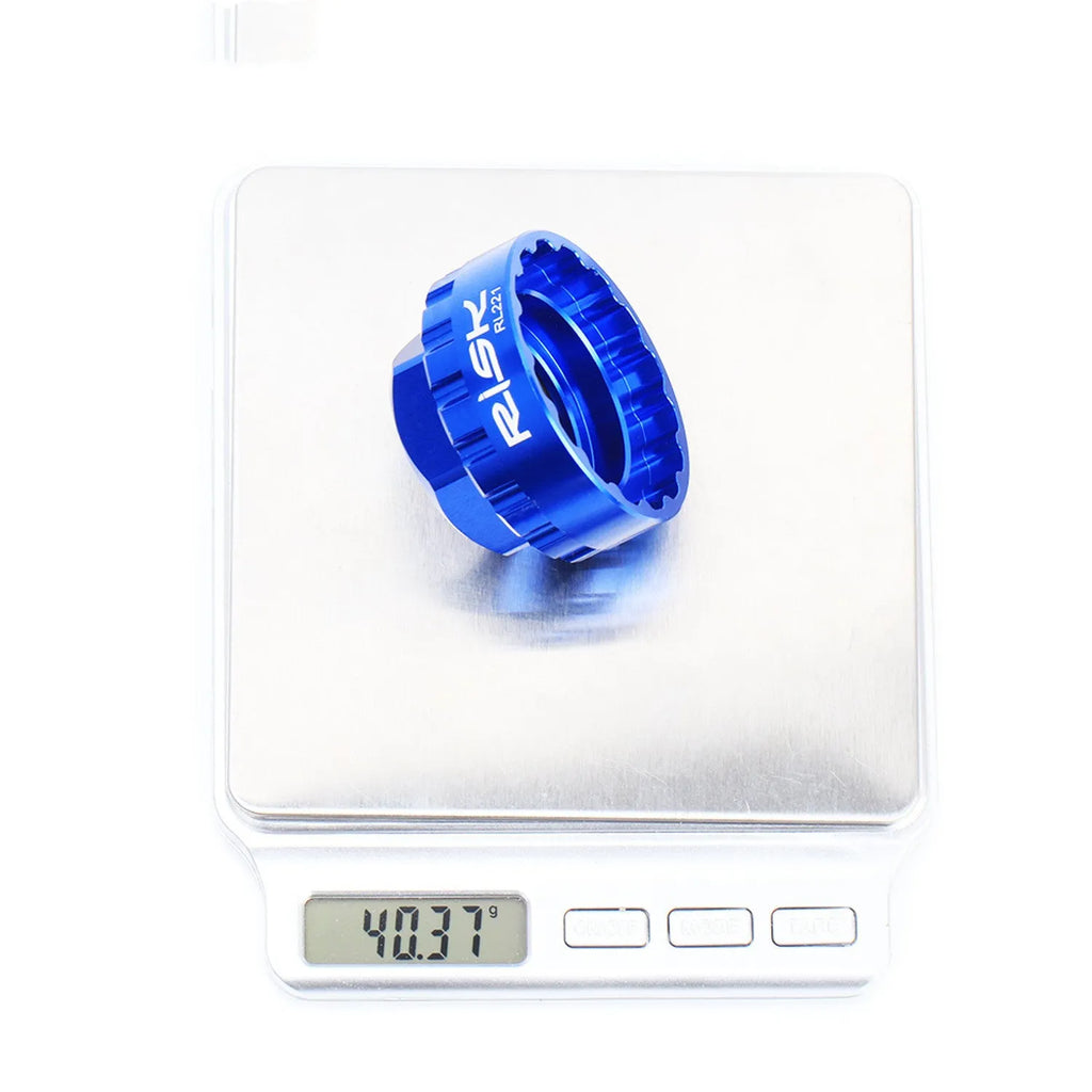 Blue aluminium alloy Park Tool 12-speed direct mount disc brake removal wrench