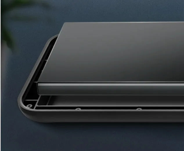Black ultra-thin TPU soft bag wireless back clip battery for iPhone 12 with multi-USB port.