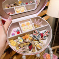 COCOLI series cartoon princess hair clip jewellery set for girls, showing cloth accessories in a gift storage box