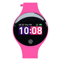 Bluetooth smart watch with 37mm diameter face in black, blue, orange, green, or rose red colours