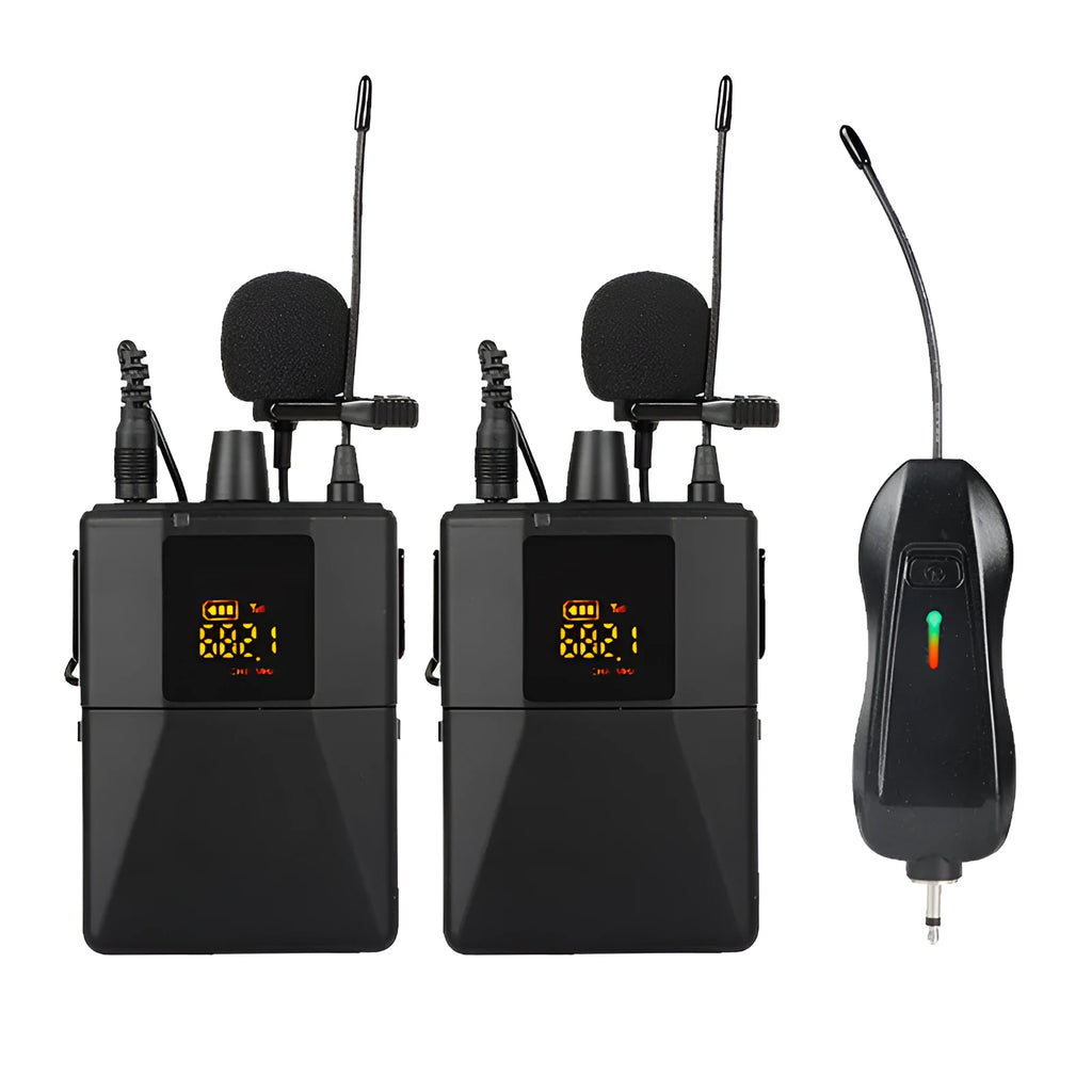 Little Bee X3 black wireless lavalier lapel microphone for smartphones