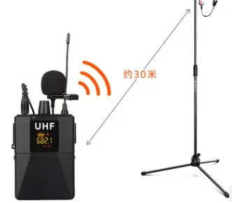 Little Bee X3 black wireless lavalier lapel microphone for smartphones