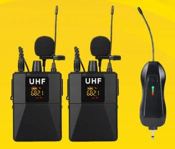 Little Bee X3 black wireless lavalier lapel microphone for smartphones