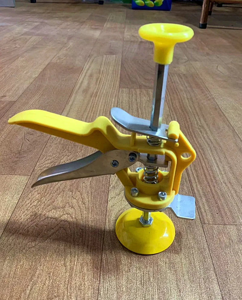 Adjustable tile raising locator tool with electroplated metal alloy construction for concrete processing