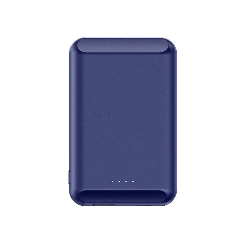 Magnetic wireless power bank in five colours with 5000mAh capacity and polymer lithium-ion cell