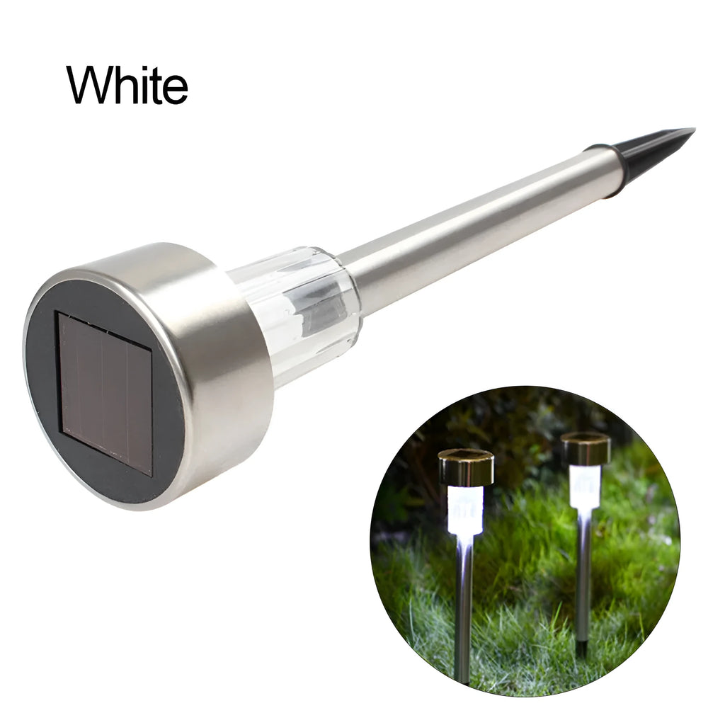 Stainless steel garden landscape light with LED illumination and IP44 waterproof rating