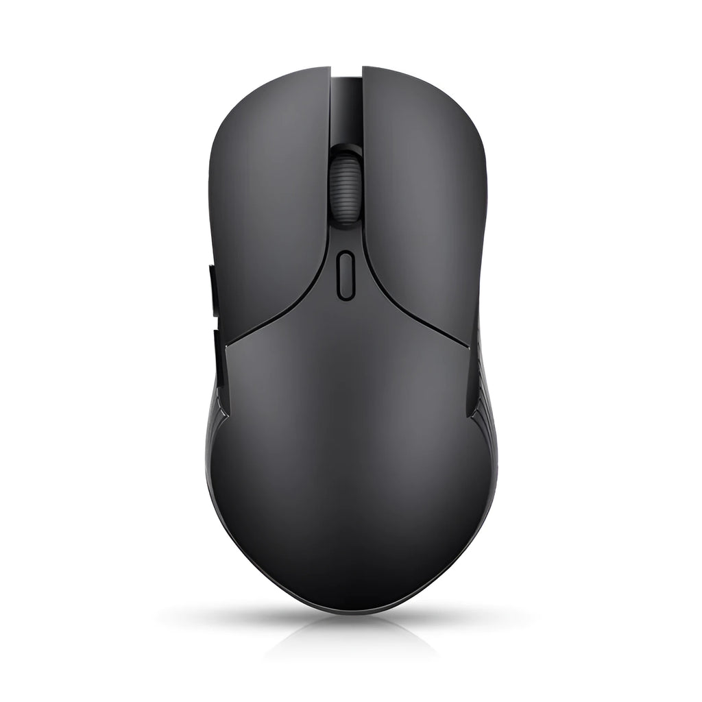 Blue smart voice wireless mouse with translation functionality, 2.4G connectivity, and voice control buttons