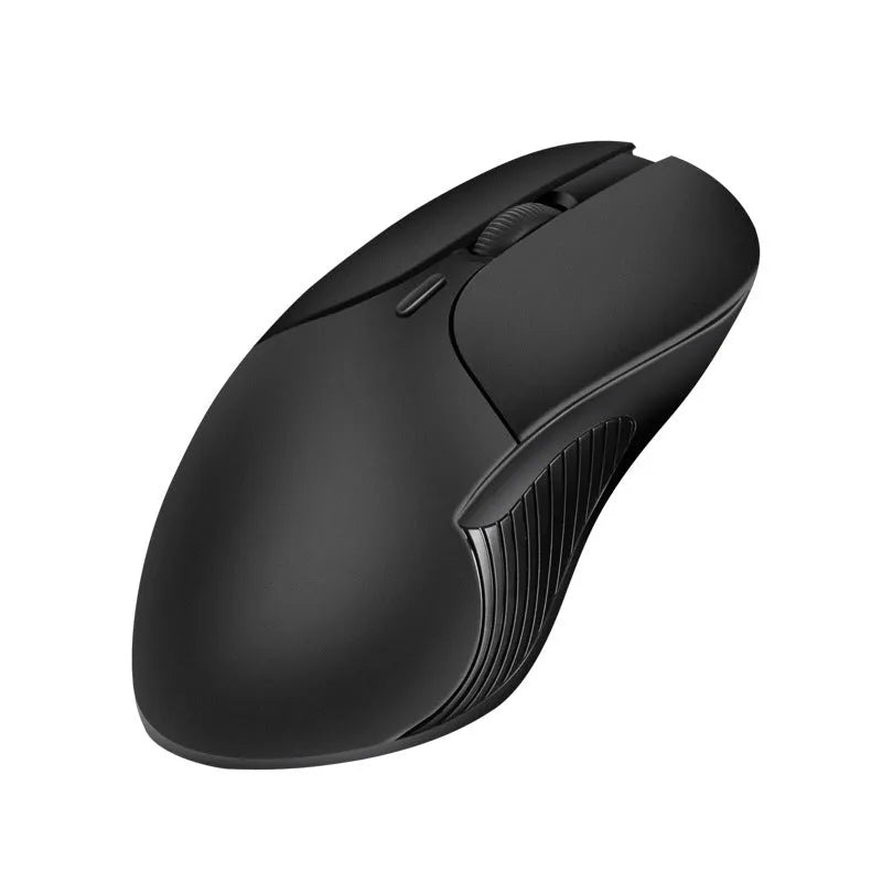 Blue smart voice wireless mouse with translation functionality, 2.4G connectivity, and voice control buttons