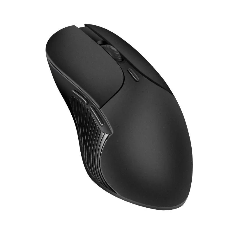 Blue smart voice wireless mouse with translation functionality, 2.4G connectivity, and voice control buttons