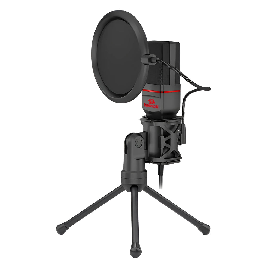 Live broadcast wired microphone with USB power for gaming and streaming audio capture