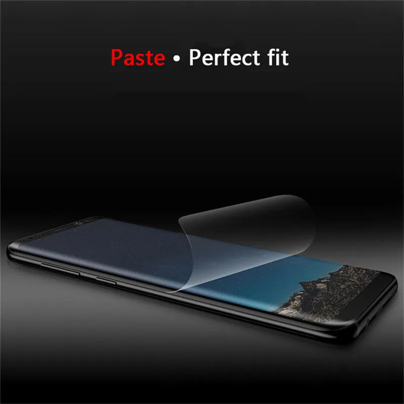 Purple hydraulic film curved screen protector for Samsung Galaxy S Series phones
