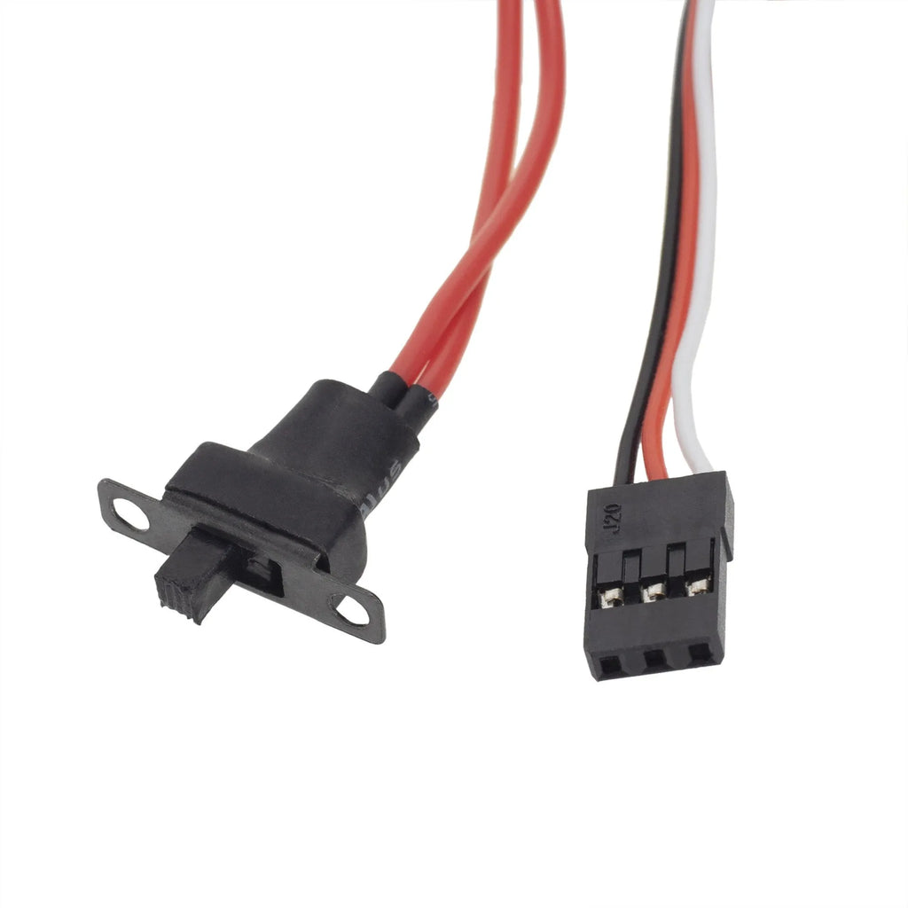 40A miniature brushed electric speed controller with adjustable climbing mode for RC vehicles