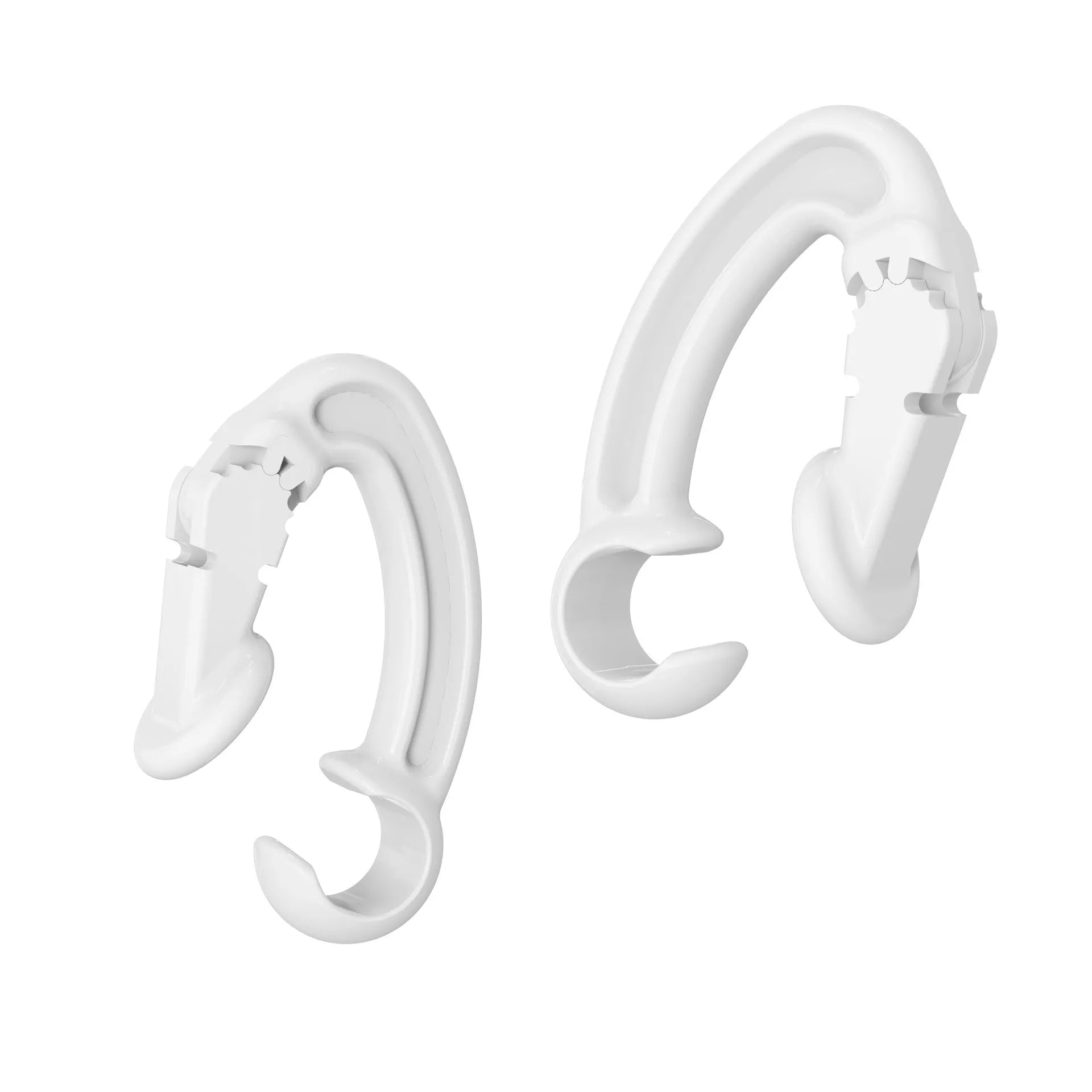 Anti-lost clip for AirPods in six colours including white, yellow, silver, rose red, grey, and black