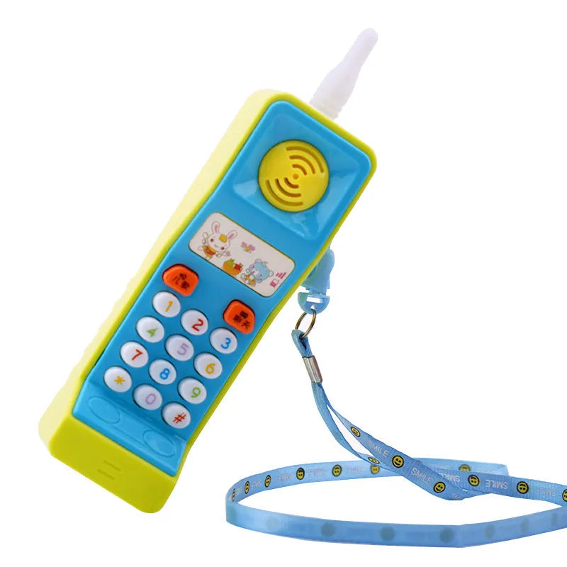 Children's educational toy with sound and light features in cartoon animal design for 3-year-olds