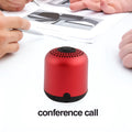 Hieha XQ11 mini cylinder Bluetooth speaker in black, gold, pink, red, or silver colour.