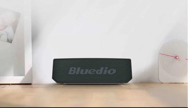 Black BS-6 cloud smart speaker with Bluetooth connectivity and 52mm driver