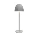 Modern dimmable night lamp with thin round base in black or white for bedroom and dining room