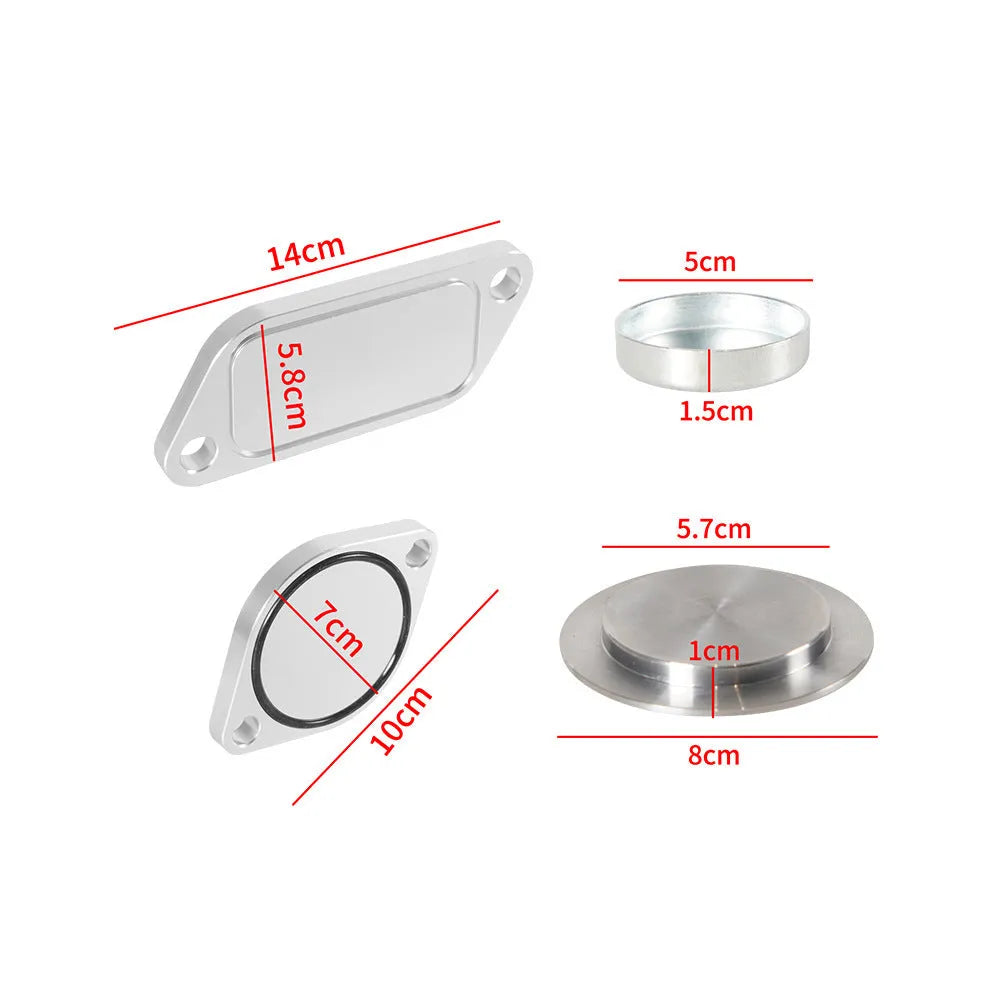 Silver aluminium alloy automotive valve cover component for engine repair