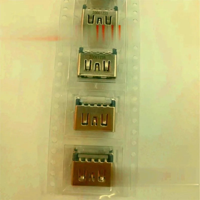 Silver HDMI host socket connector for game console accessory replacement