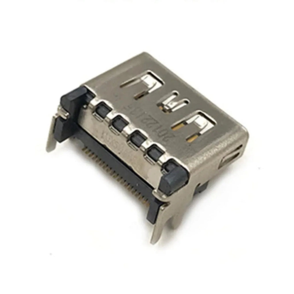 Silver HDMI host socket connector for game console accessory replacement