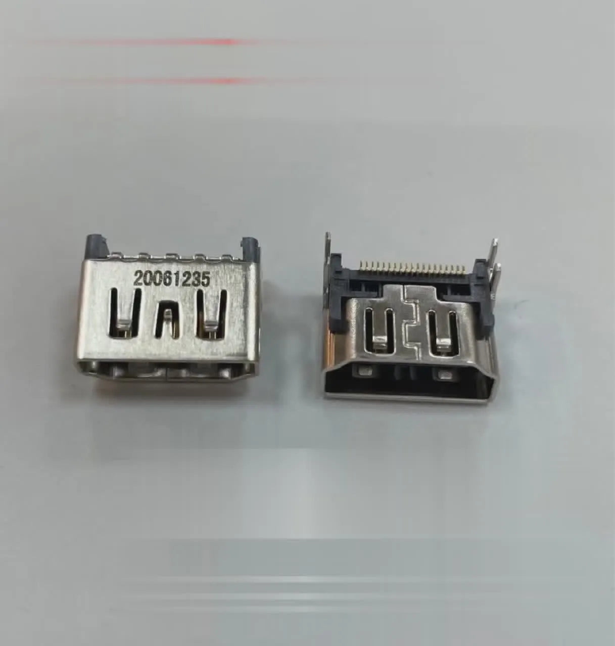 Silver HDMI host socket connector for game console accessory replacement