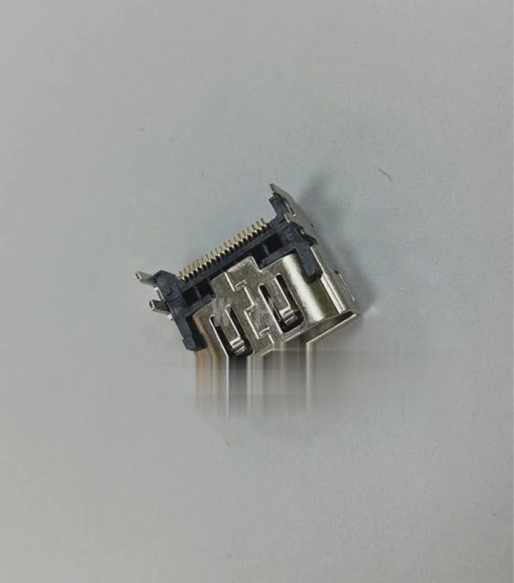 Silver HDMI host socket connector for game console accessory replacement