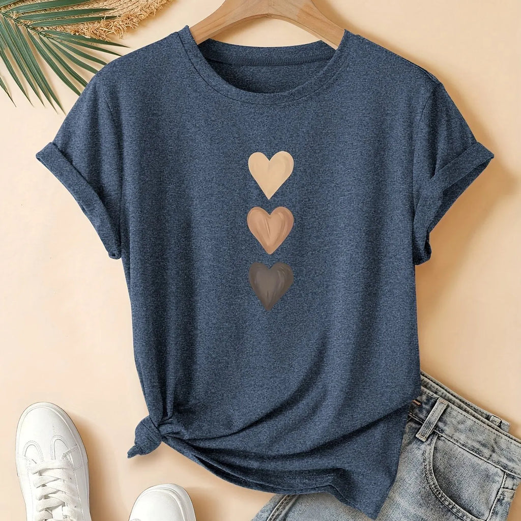 Women's Chinese-style art retro pattern pure cotton short sleeve T-shirt in multiple colours