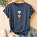 Women's Chinese-style art retro pattern pure cotton short sleeve T-shirt in multiple colours