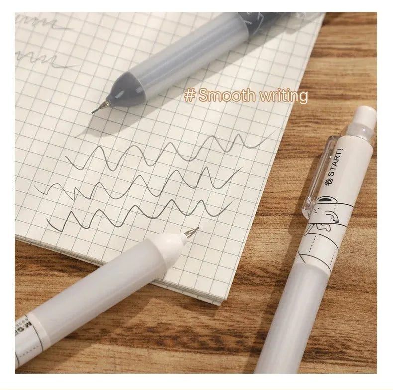 0.5mm automatic pencil with cloud grip in black or white colour with minimalist design