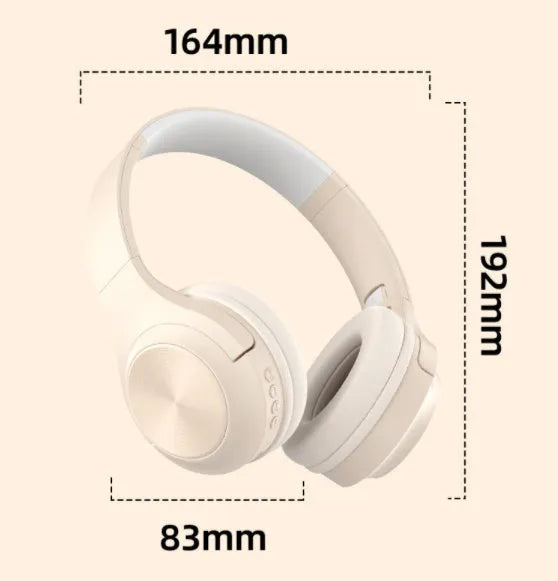 Personalised wireless Bluetooth headset in Ivory White, Chalk Black or Youth Green colour with head-mounted design